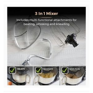 Tower 5L Stainless Steel Stand Mixer